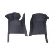 Best Black and Blue Stitching Luxury Leather Diamond Car Floor Mats UK