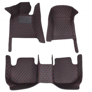 Best Audi A1 - Luxury Leather Diamond Stitching Car Floor Mats UK