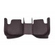 Best Black and Red Stitching Luxury Leather Diamond Car Floor Mats UK