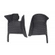 Best Black and White Stitching Luxury Leather Diamond Car Floor Mats UK