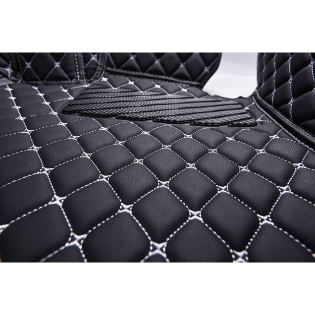Best Luxury Leather Diamond Stitching Car Floor Mats UK