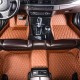 Best Brown Luxury Leather Diamond Car Floor Mats UK