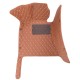 Best Brown Luxury Leather Diamond Car Floor Mats UK
