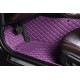 Best Purple Luxury Leather Diamond Car Floor Mats UK