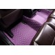 Best Purple Luxury Leather Diamond Car Floor Mats UK