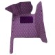 Best Purple Luxury Leather Diamond Car Floor Mats UK