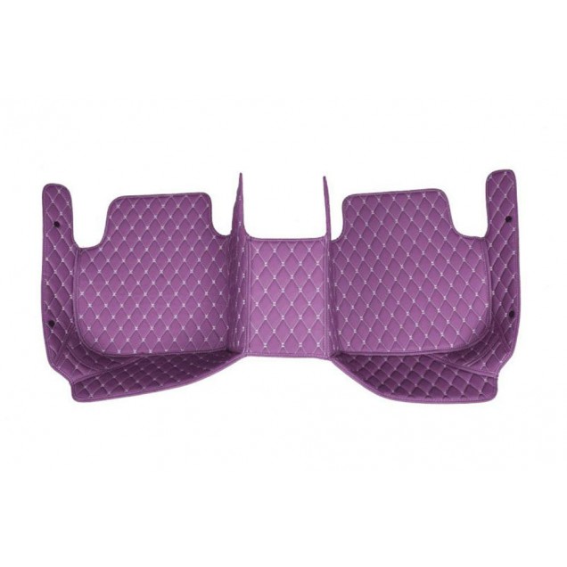 Best Purple Luxury Leather Diamond Car Floor Mats UK
