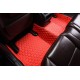 Best Red Luxury Leather Diamond Car Floor Mats UK