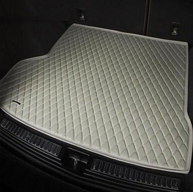 Best Grey Luxury Leather Diamond Trunk Base Mats UK