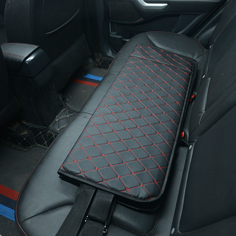 Universal Diamond Car Bed - Non-Inflatable Black and Red Stitching Luxury Leather Diamond Car Bed Mattress Universal Diamond Car Bed - Non-Inflatable Black and Red Stitching Luxury Leather Diamond Car Bed Mattress
