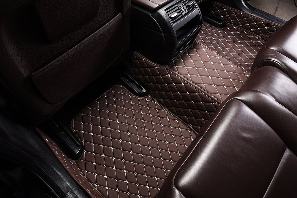 Best Dark Brown Custom Diamonds Car Mats UK Best Dark Brown Custom Diamonds Car Mats UK