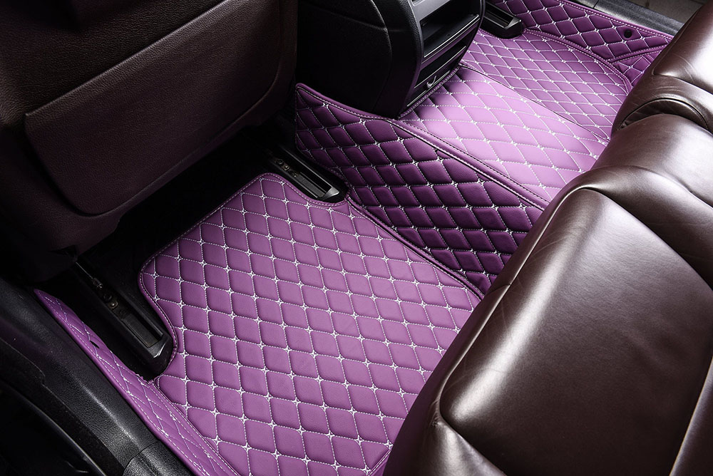 Best Purple Custom Diamonds Car Mats UK